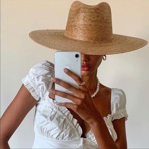 Lack of Color Palma Wide Straw Fedora NEW